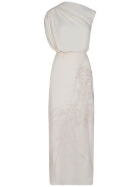 Padova Linen Maxi Dress hagnzhou natural Xs